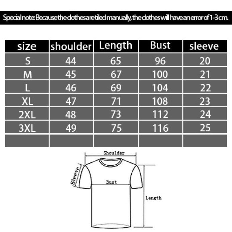 Europe And America Just Do Camping Digital Printing Casual Short Sleeve