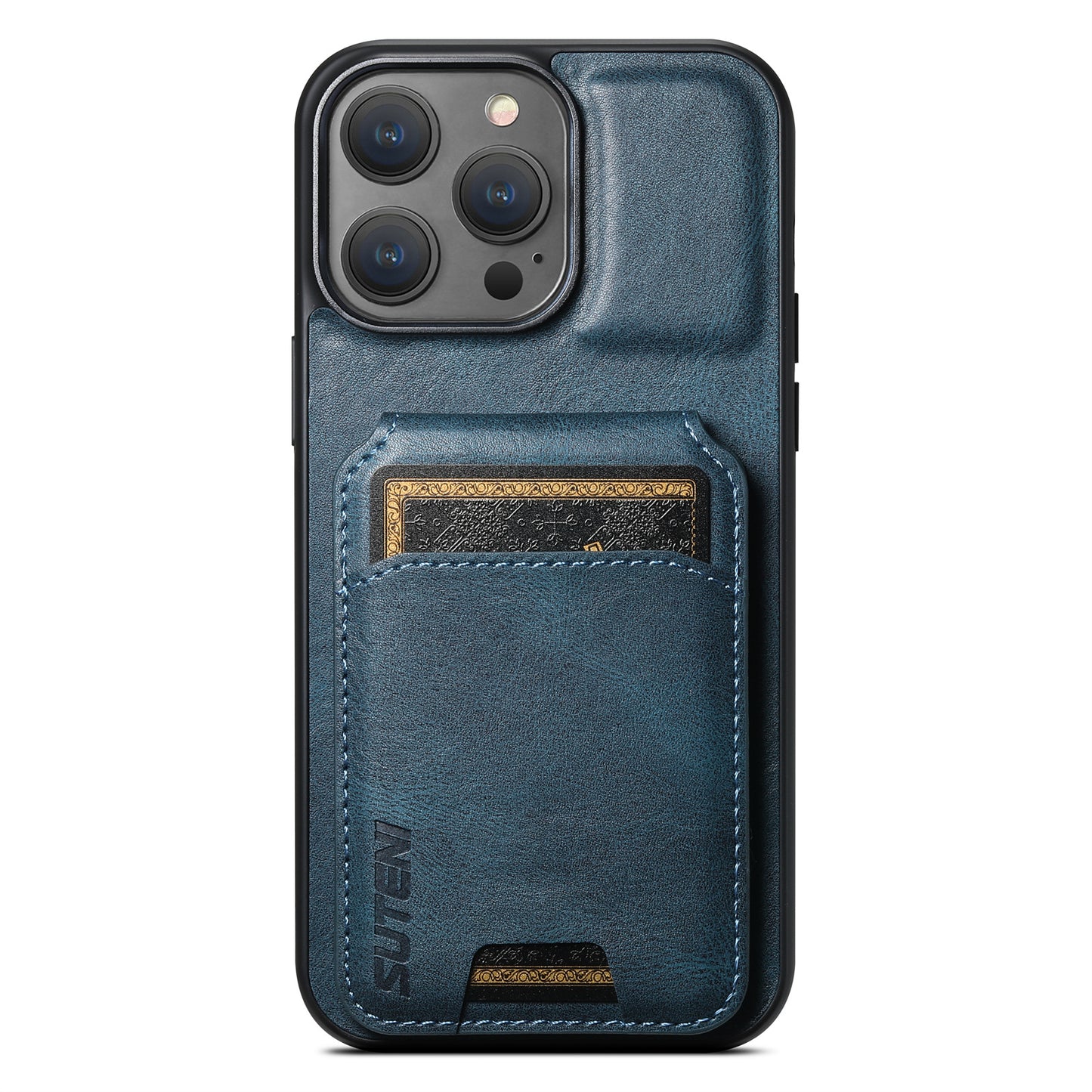 Leather Phone Case with magnetic card holder