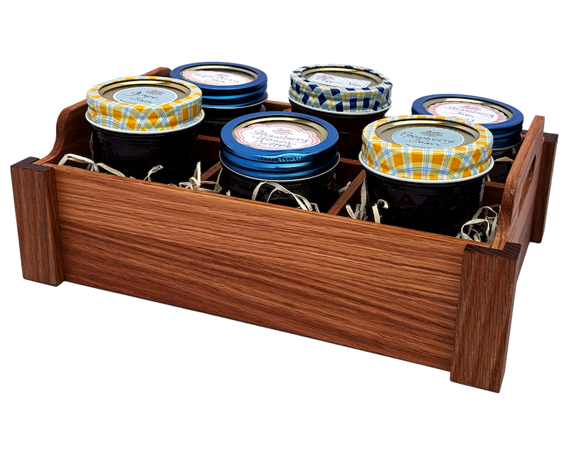 Medium Vintage Style Wooden Gift and Jar Crate